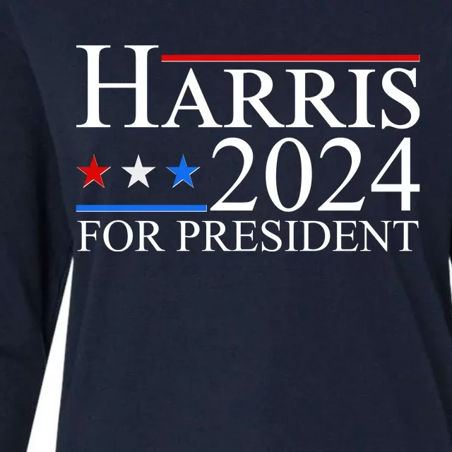 Vote Kamala Harris 2024 For President 2024 Election Womens Cotton Relaxed Long Sleeve T-Shirt