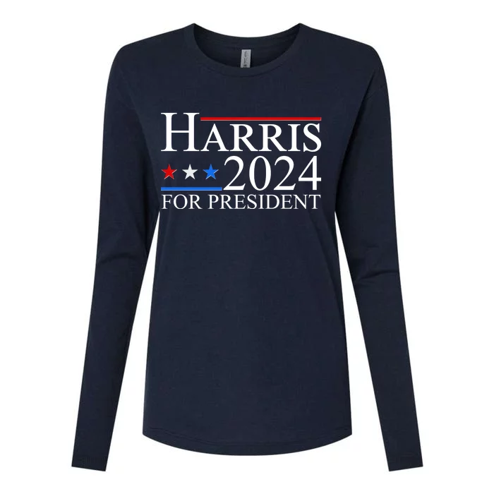 Vote Kamala Harris 2024 For President 2024 Election Womens Cotton Relaxed Long Sleeve T-Shirt