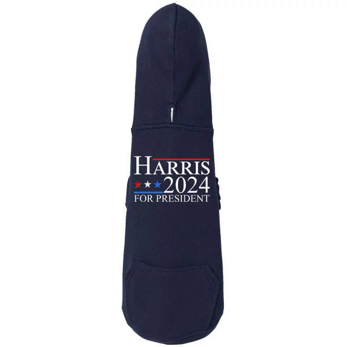 Vote Kamala Harris 2024 For President 2024 Election Doggie 3-End Fleece Hoodie