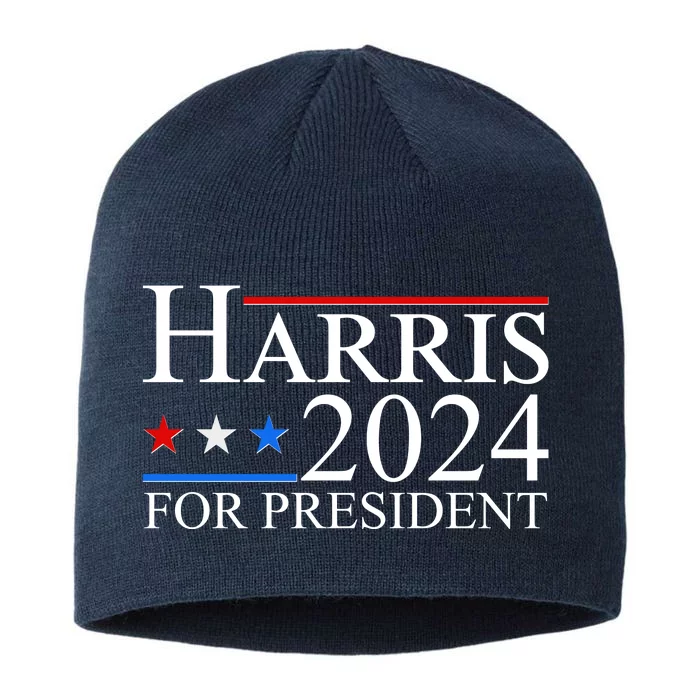 Vote Kamala Harris 2024 For President 2024 Election 8 1/2in Sustainable Knit Beanie