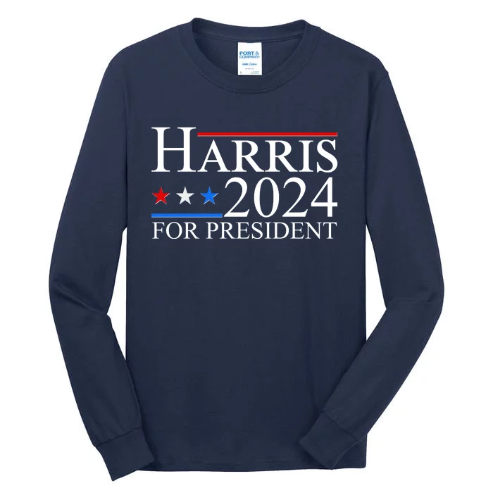 Vote Kamala Harris 2024 For President 2024 Election Tall Long Sleeve T-Shirt