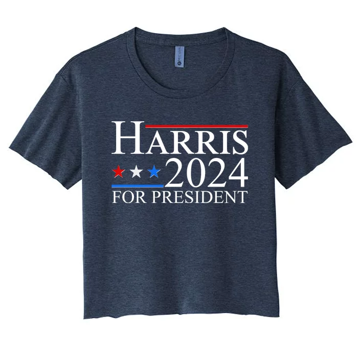 Vote Kamala Harris 2024 For President 2024 Election Women's Crop Top Tee