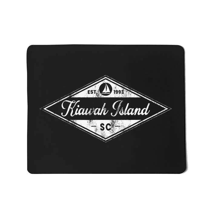 Vintage Kiawah Island Est 1993 South Carolina Sc Boating Mousepad