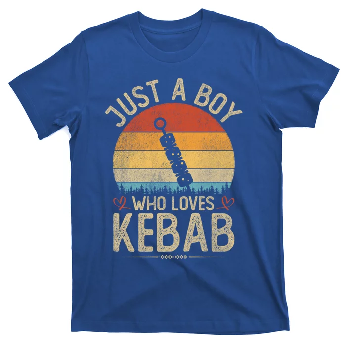 Vintage Kebab Just A Who Loves Kebab S Gift T-Shirt