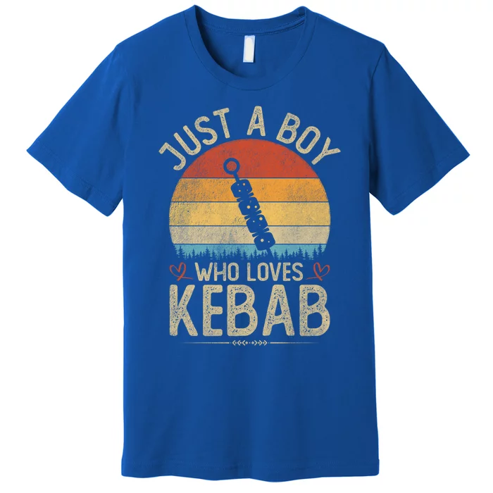 Vintage Kebab Just A Who Loves Kebab S Gift Premium T-Shirt