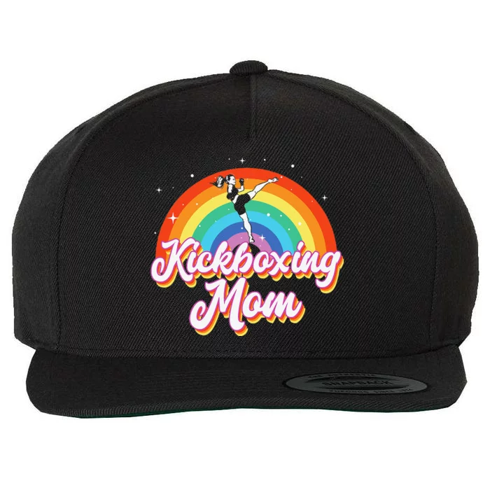 Vintage Kickboxing Mom Like A Normal Mom Only Cooler Wool Snapback Cap