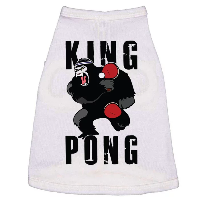 Vintage King Pong Ping Pong Table Tennis Player Game Gift Doggie Tank