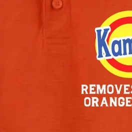 Vote Kamala Removes Nasty Orange Stains Detergent Funny Dry Zone Grid Performance Polo