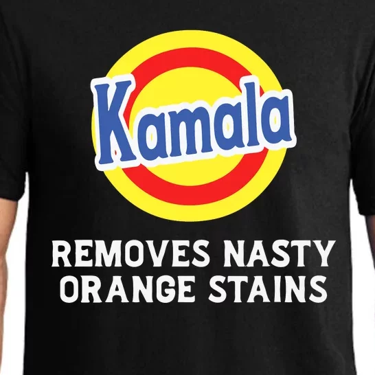 Vote Kamala Removes Nasty Orange Stains Detergent Funny Pajama Set