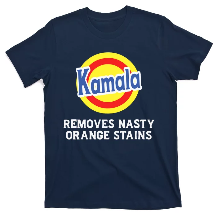 Vote Kamala Removes Nasty Orange Stains Detergent Funny T-Shirt