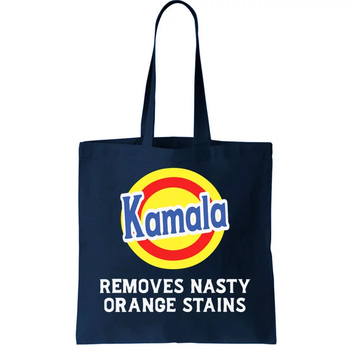 Vote Kamala Removes Nasty Orange Stains Detergent Funny Tote Bag