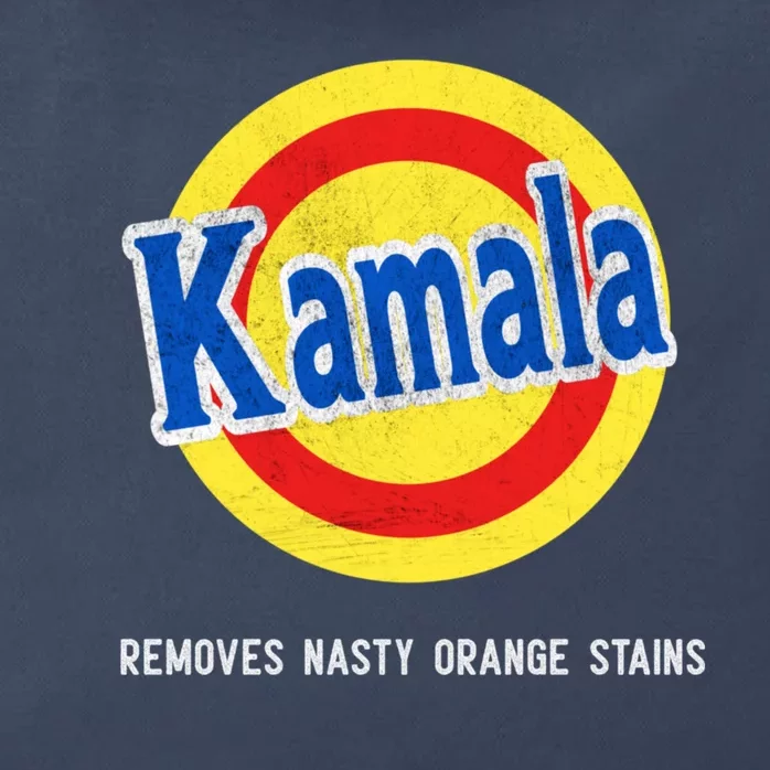 Vote Kamala Removes Nasty Orange Stains Funny Zip Tote Bag