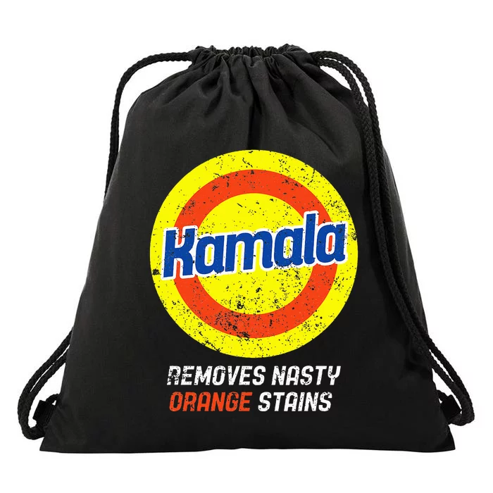 Vote Kamala Removes Nasty Orange Stains Funny Vintage Drawstring Bag