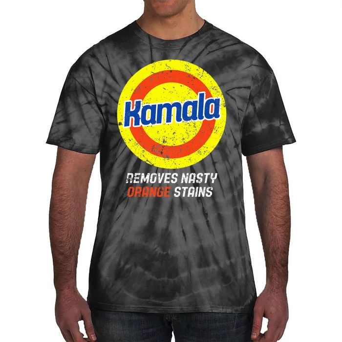 Vote Kamala Removes Nasty Orange Stains Funny Vintage Tie-Dye T-Shirt