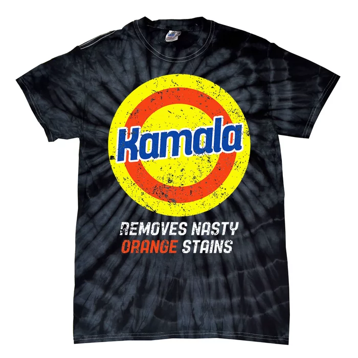 Vote Kamala Removes Nasty Orange Stains Funny Vintage Tie-Dye T-Shirt