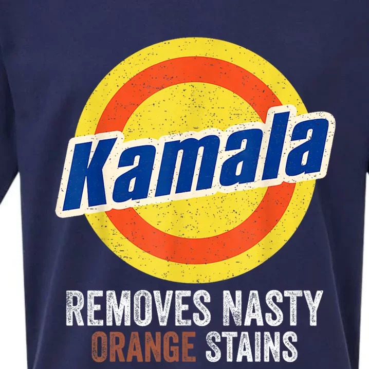 Vote Kamala Removes Nasty Orange Stains Funny Sueded Cloud Jersey T-Shirt