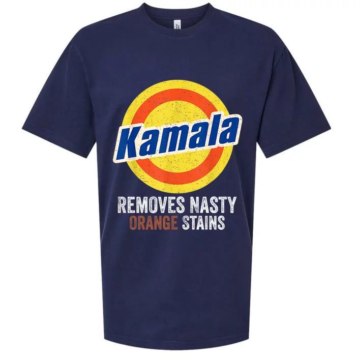 Vote Kamala Removes Nasty Orange Stains Funny Sueded Cloud Jersey T-Shirt