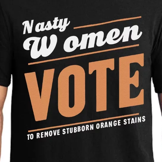 Vote Kamala Removes Nasty Orange Stains Funny Pajama Set