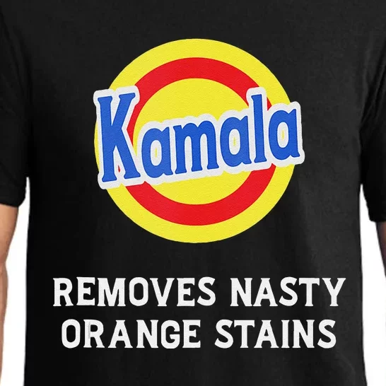 Vote Kamala Removes Nasty Orange Stains Detergent Pajama Set