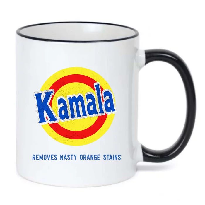 Vote Kamala Removes Nasty Orange Stains Black Color Changing Mug