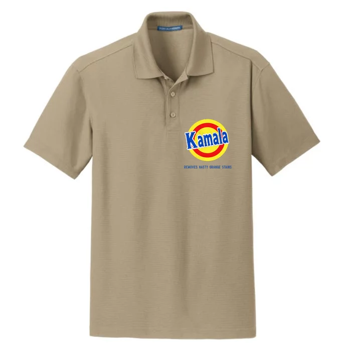 Vote Kamala Removes Nasty Orange Stains Dry Zone Grid Performance Polo