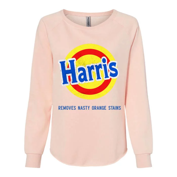 Vote Kamala Removes Nasty Orange Stains Womens California Wash Sweatshirt