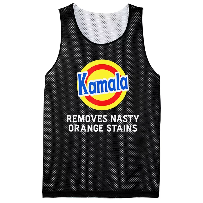 Vote Kamala Removes Nasty Orange Stains Detergent Mesh Reversible Basketball Jersey Tank