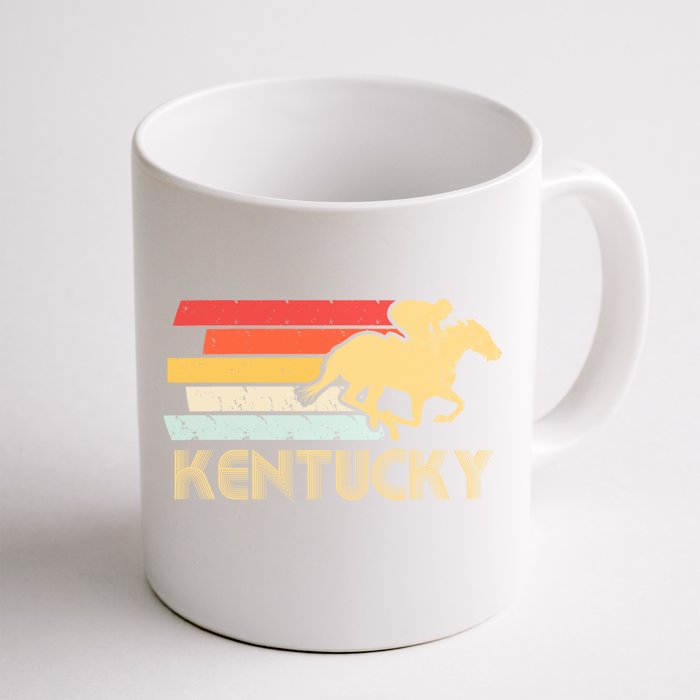 Vintage Kentucky Retro Horse Racing Derby Gift Front & Back Coffee Mug