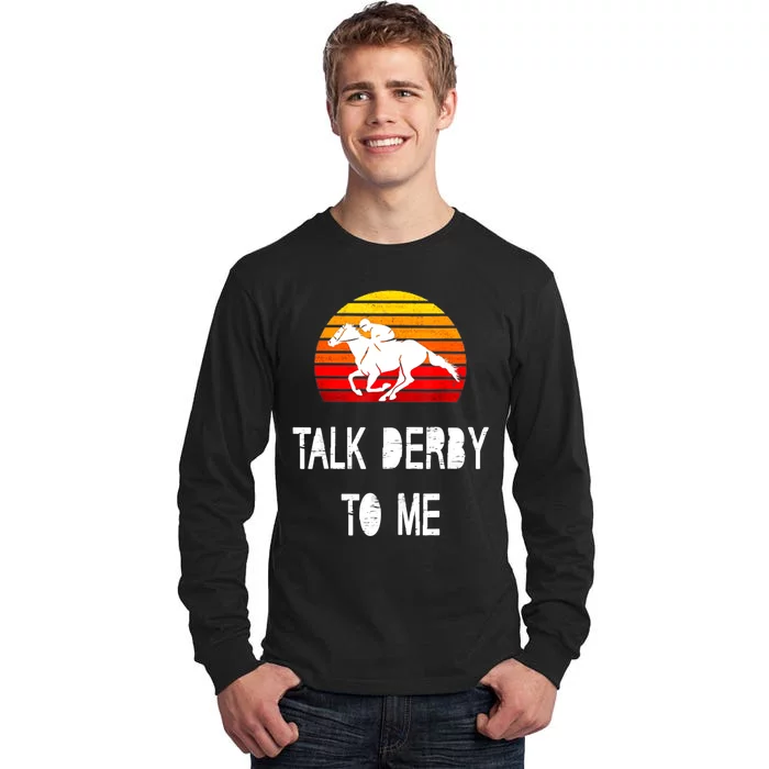 Vintage Kentucky Retro Horse Racing Derby Day Tall Long Sleeve T-Shirt