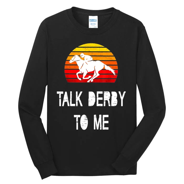 Vintage Kentucky Retro Horse Racing Derby Day Tall Long Sleeve T-Shirt