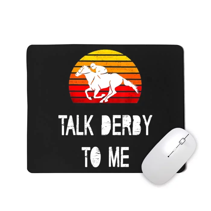 Vintage Kentucky Retro Horse Racing Derby Day Mousepad