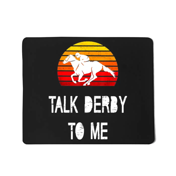 Vintage Kentucky Retro Horse Racing Derby Day Mousepad