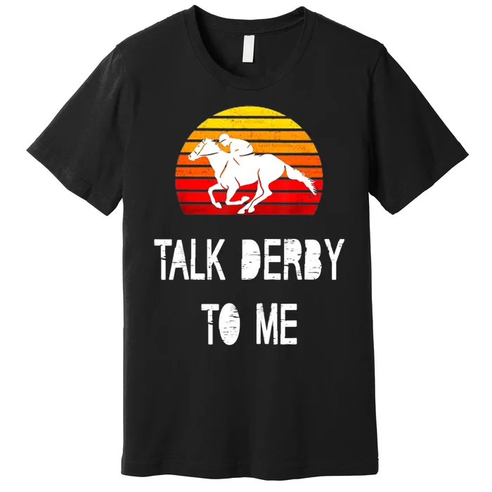 Vintage Kentucky Retro Horse Racing Derby Day Premium T-Shirt