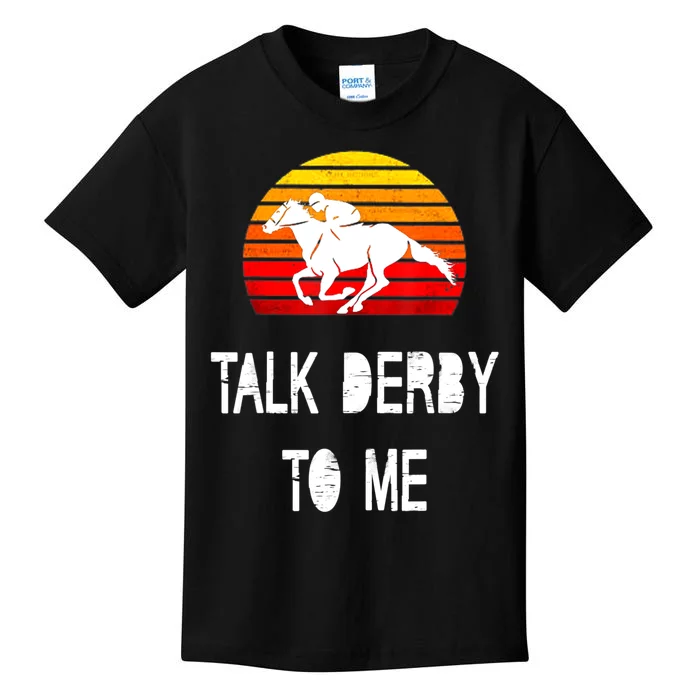 Vintage Kentucky Retro Horse Racing Derby Day Kids T-Shirt