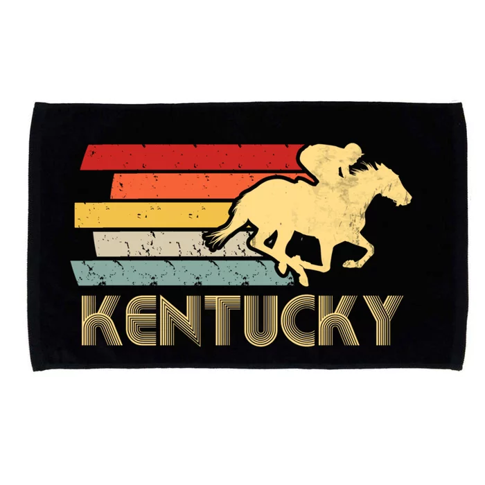 Vintage Kentucky Retro Horse Racing Derby Gift Microfiber Hand Towel