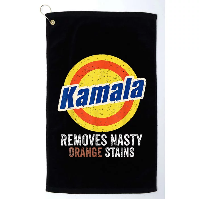 Vote Kamala Removes Nasty Orange Stains Platinum Collection Golf Towel