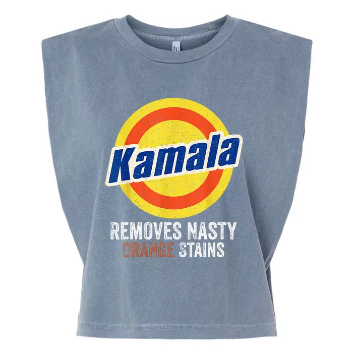 Vote Kamala Removes Nasty Orange Stains Garment-Dyed Women's Muscle Tee