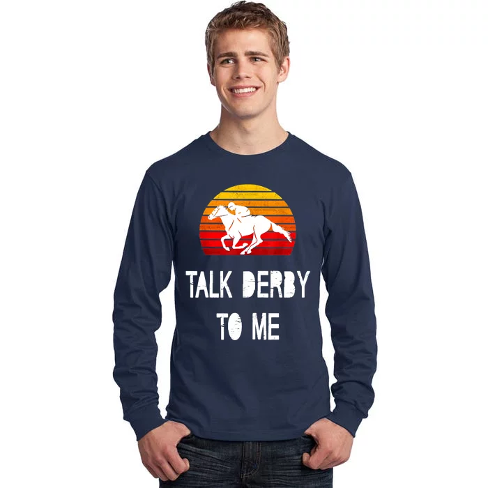 Vintage Kentucky Retro Horse Racing Derby Day Tall Long Sleeve T-Shirt