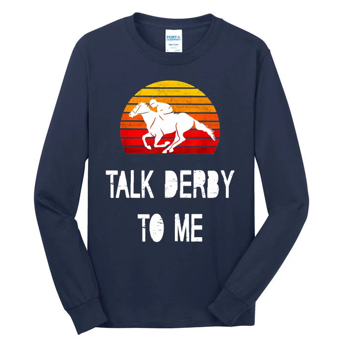 Vintage Kentucky Retro Horse Racing Derby Day Tall Long Sleeve T-Shirt