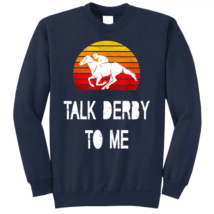 Vintage Kentucky Retro Horse Racing Derby Day Tall Sweatshirt