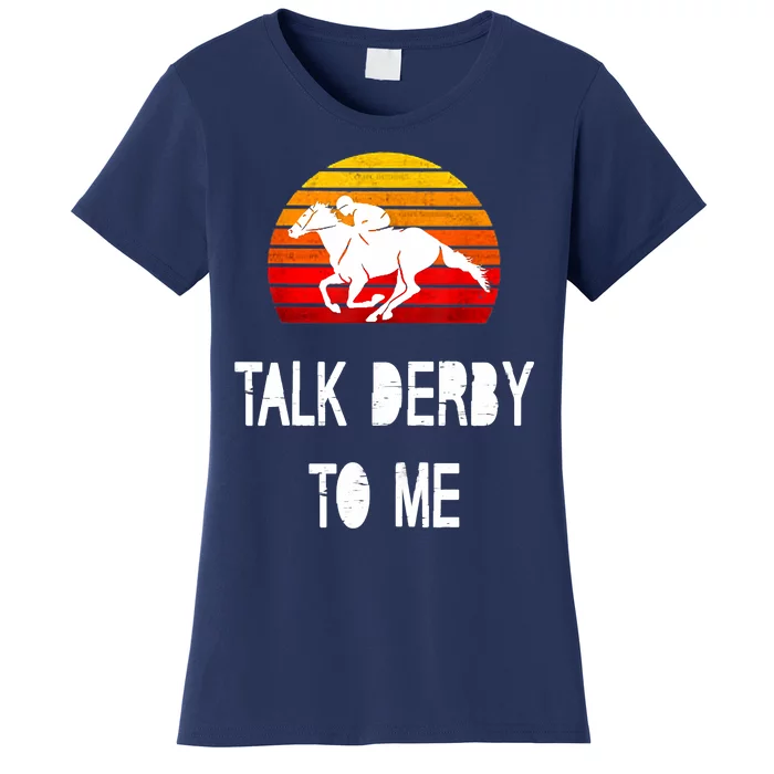 Vintage Kentucky Retro Horse Racing Derby Day Women's T-Shirt