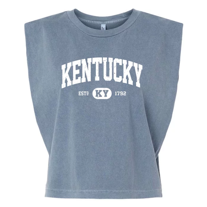 Vintage Kentucky Shirts Retro Classic Ky Souvenir Garment-Dyed Women's Muscle Tee