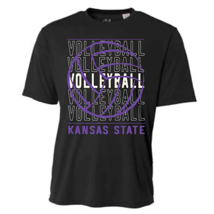 Volleyball Kansas State Cooling Performance Crew T-Shirt