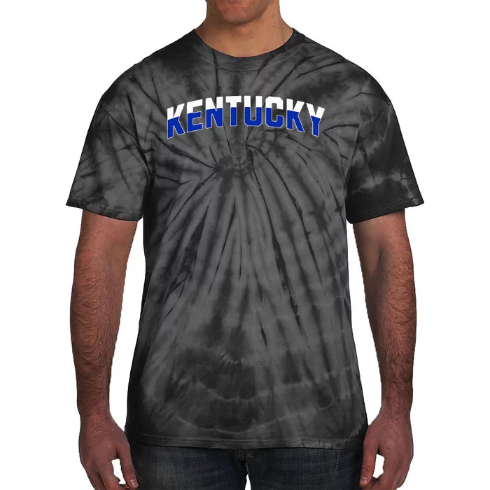 Vintage Kentucky Usa State Pride Varsity Kentucky Tie-Dye T-Shirt