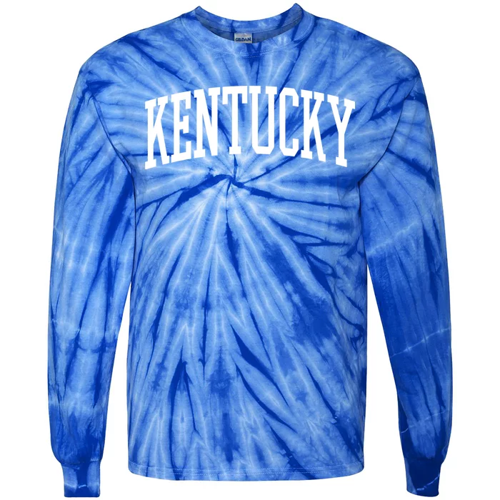 Varsity Kentucky Tie-Dye Long Sleeve Shirt