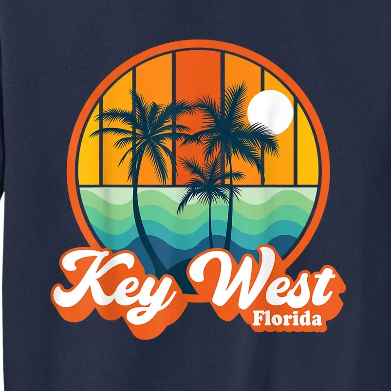 Vintage Key West Florida Keys Retro 70s Beach Vacation Sweatshirt