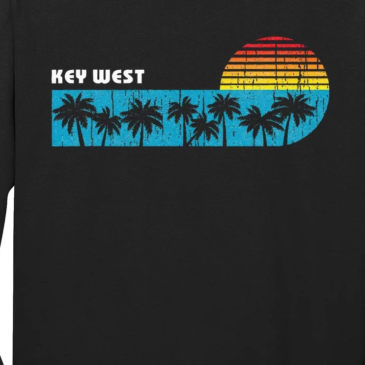 Vintage Key West Florida Keys Vacation Souvenir Long Sleeve Shirt