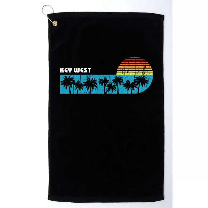 Vintage Key West Florida Keys Vacation Souvenir Platinum Collection Golf Towel