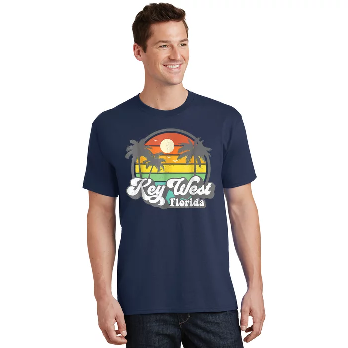 Vintage Key West Florida Keys Retro 70's Beach Vacation T-Shirt