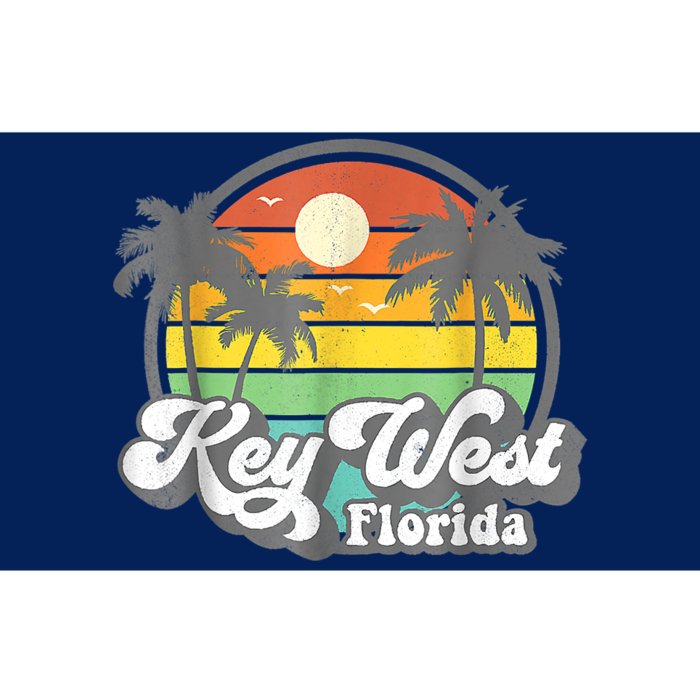 Vintage Key West Florida Keys Retro 70's Beach Vacation Bumper Sticker